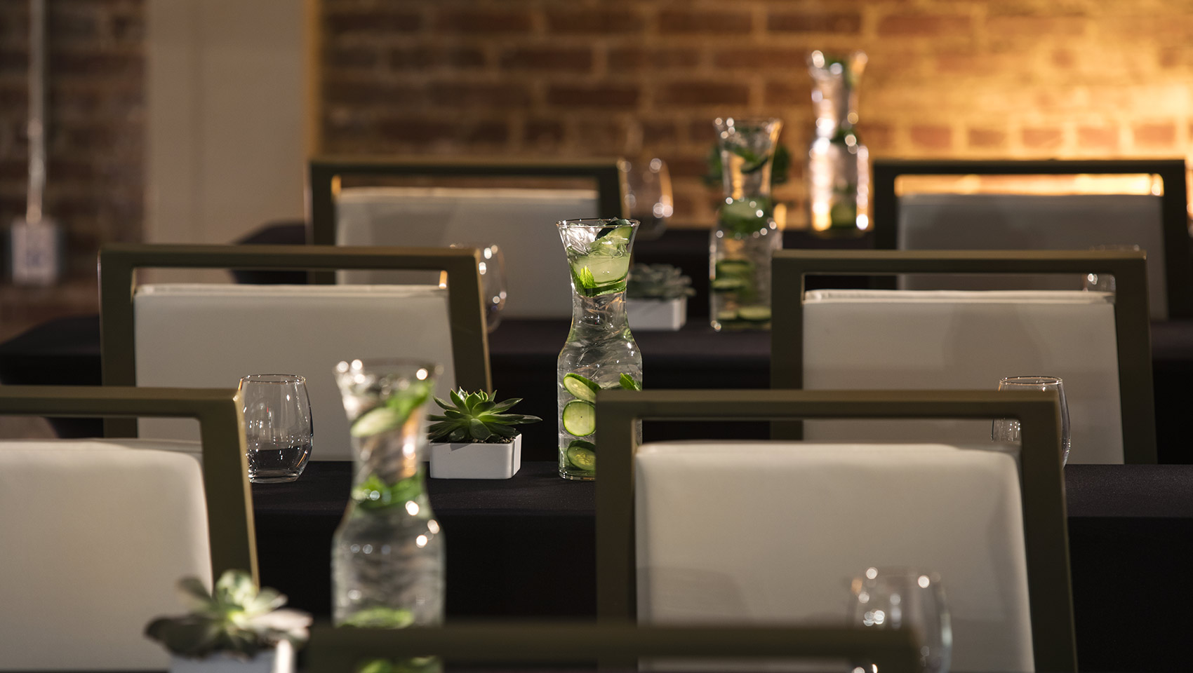 business meeting set up