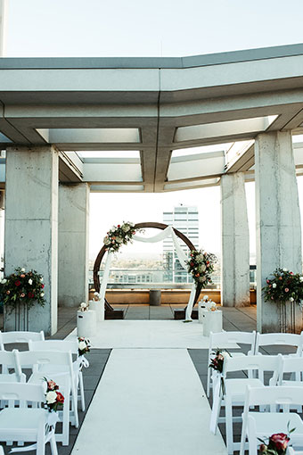 Ceremony Rooftop Set-up